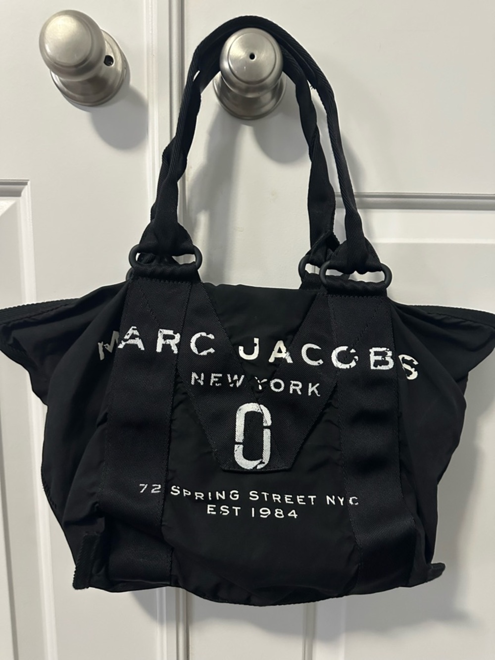 Rare Marc Jacobs Black Logo Handbag
